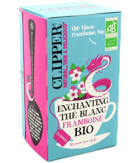 THE BLANC FRAMBOISE BIO X 20 SACHETS CLIPPER 34G