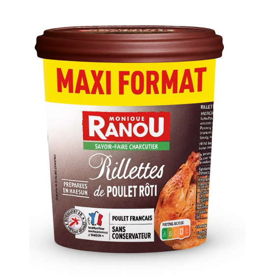 RILLETTES POULET ROTI 400G