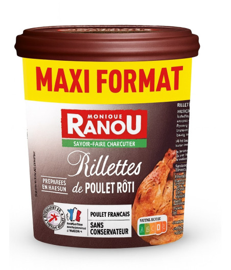RILLETTES POULET ROTI 400G