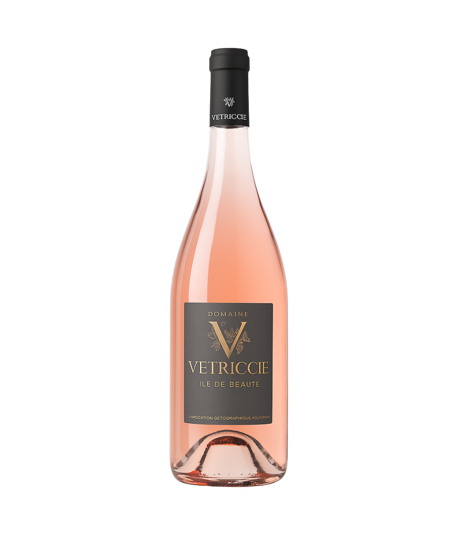 VIN ROSE DOMAINE  VETRICCIE ANNEE 2019 IGP ILE DE BEAUTE 75CL