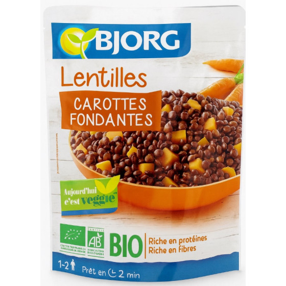LENTILLES BJORG CAROTTES 250G