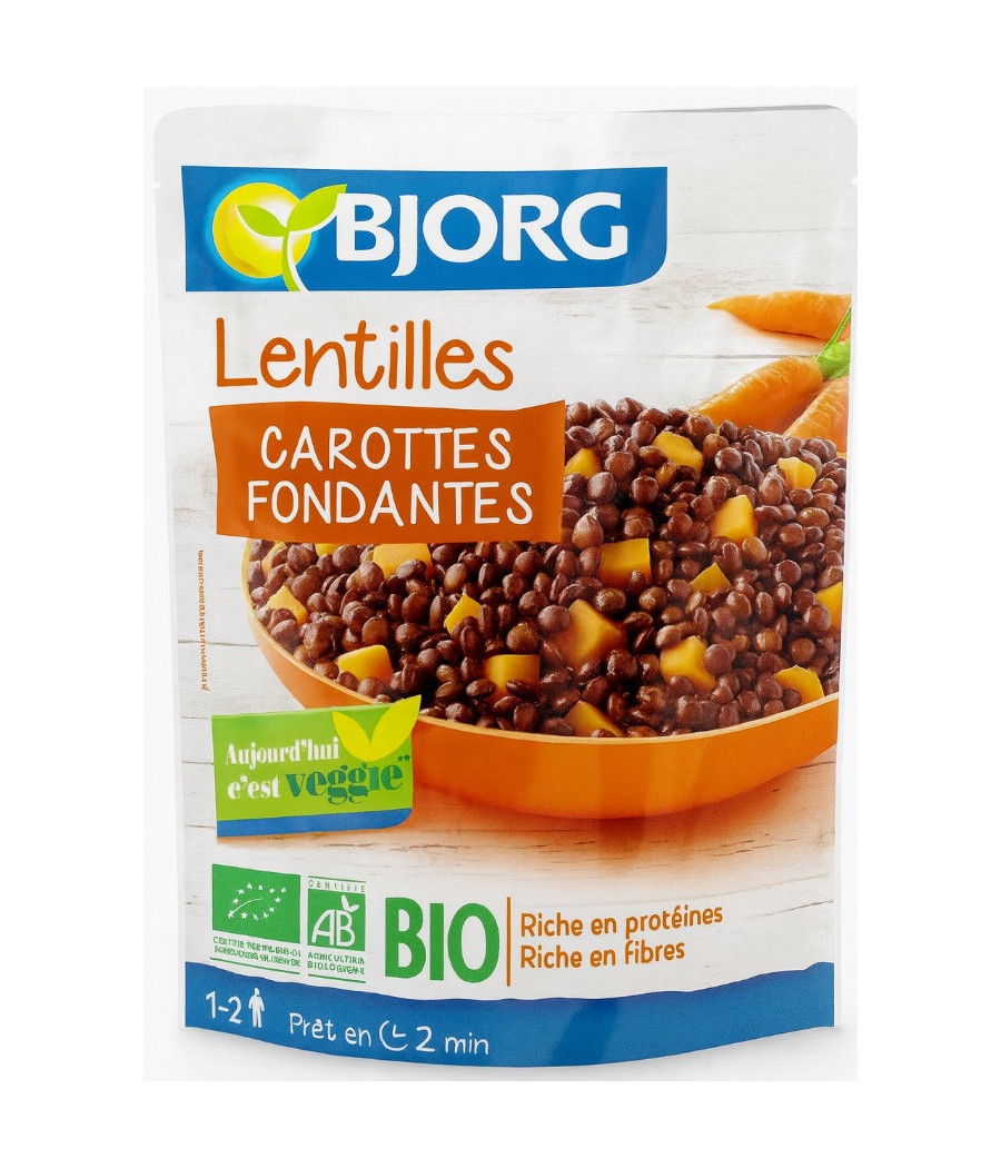 LENTILLES BJORG CAROTTES 250G
