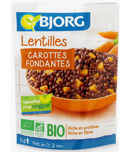 LENTILLES BJORG CAROTTES 250G