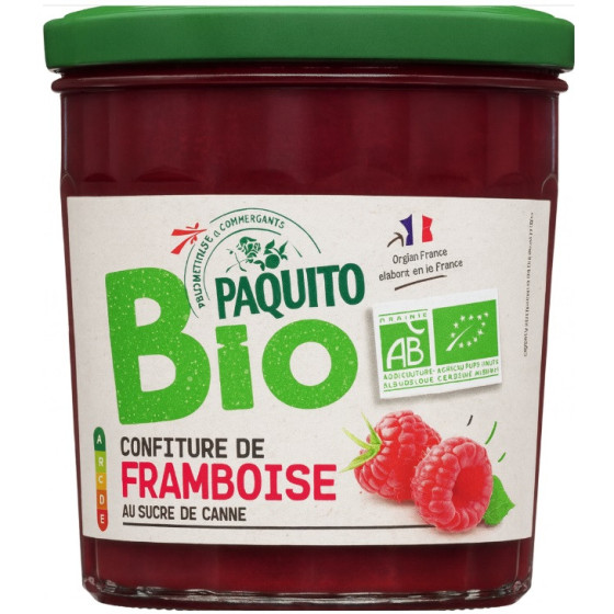 CONFITURE BIO EXTRA DE FRAMBOISES PAQUITO 360G