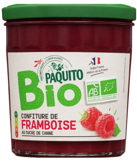 CONFITURE BIO EXTRA DE FRAMBOISES PAQUITO 360G