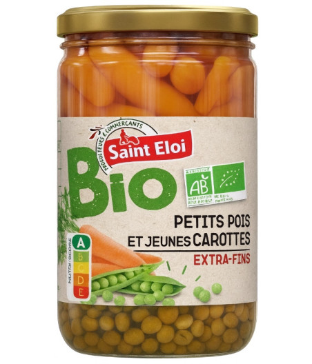 PETITS POIS CAROTTES BIO SAINT ELOI 660G