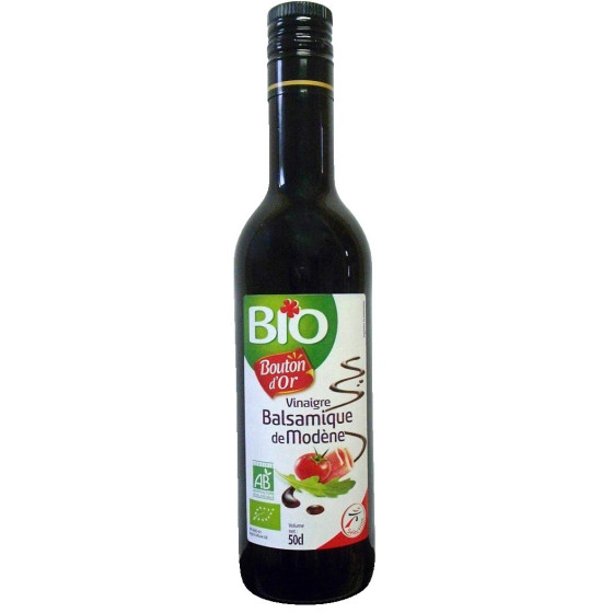 VINAIGRE BOUTON D'OR BALSAMIQUE DE MODENE IGP 6° BIO 500G