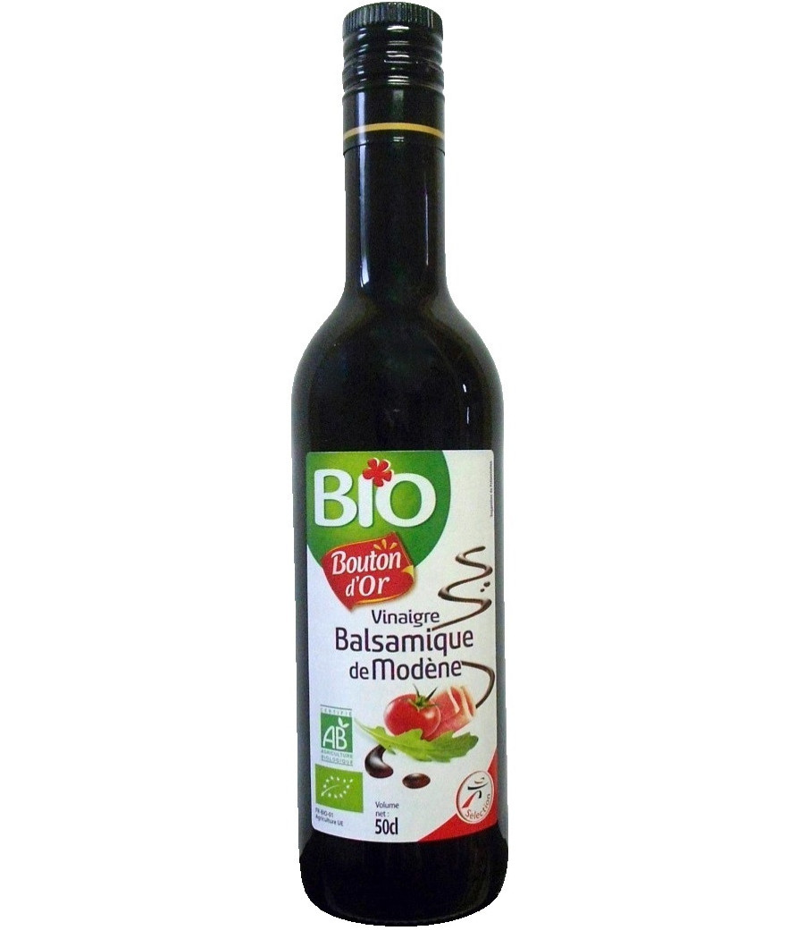 VINAIGRE BALSAMIQUE DE MODENE BIO BOUTON D'OR 500G