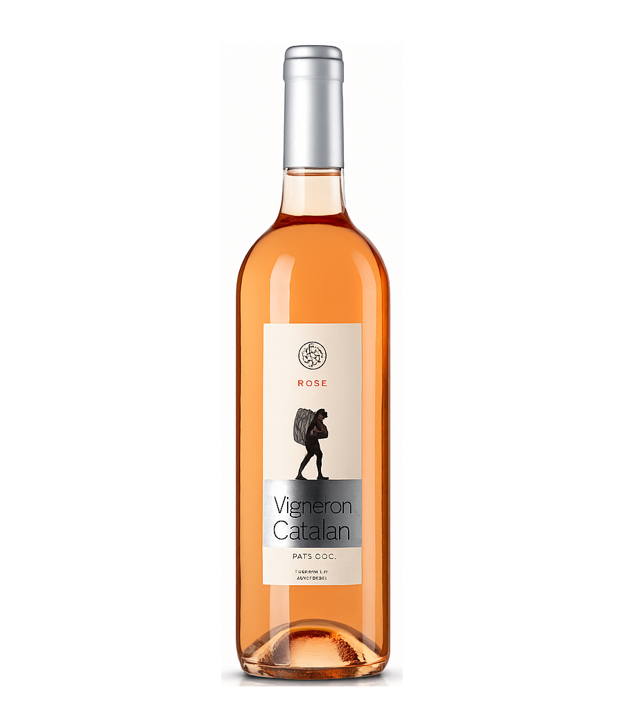 VIN ROSE SEC LE VIGNERON CATALAN IGP PAYS D'OC   75CL