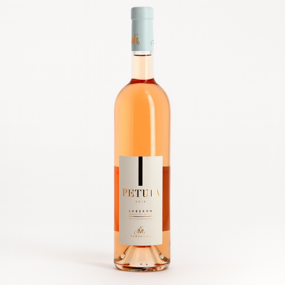 VIN ROSE PETULA AOP LUBERON VALLEE DU RHONE 75CL