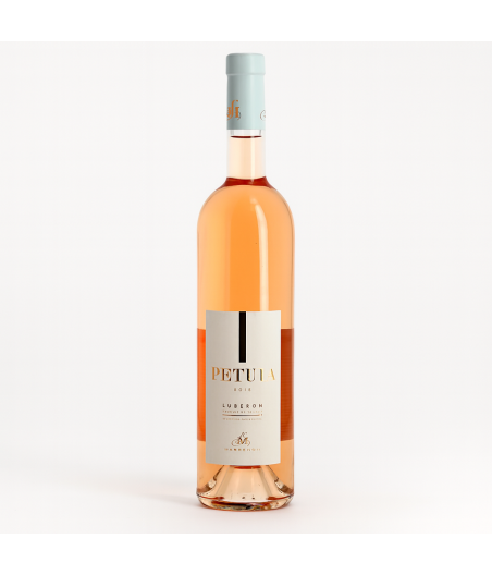 VIN ROSE PETULA AOP LUBERON VALLEE DU RHONE 75CL