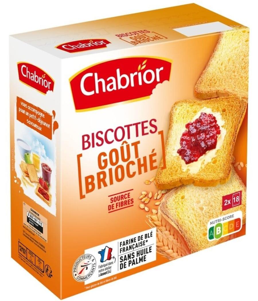 BISCOTTES GOUT BRIOCHE CHABRIOR X36 300G
