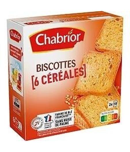 BISCOTTES AUX 6 CEREALES X36 300 G