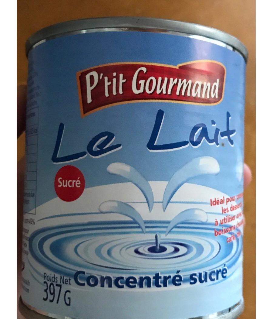 LE LAIT CONCENTRE SUCRE 397G