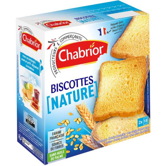 BISCOTTES NATURE CHABRIOR 300G