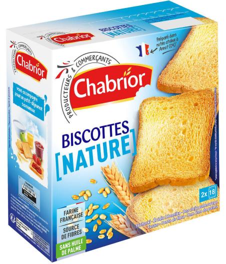 BISCOTTES NATURE CHABRIOR 300G