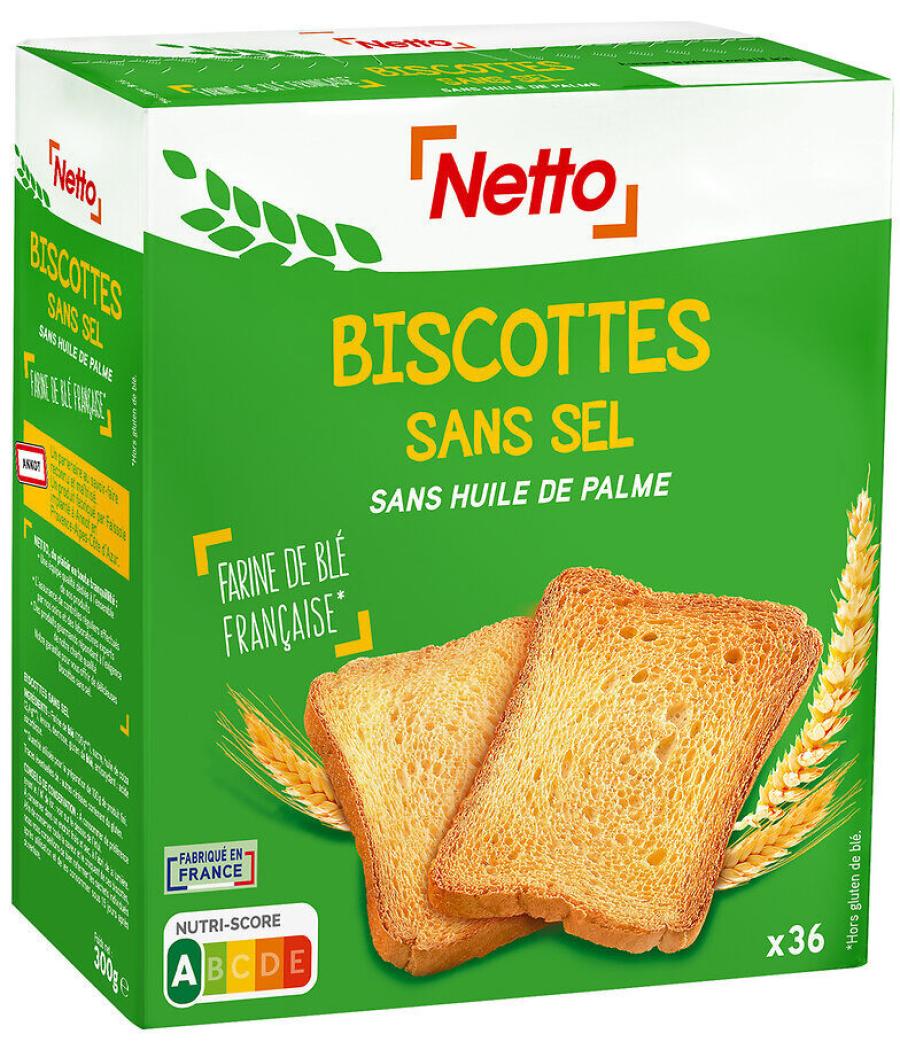 BISCOTTES SANS SEL NETTO 300G
