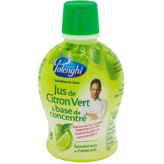 JUS DE CITRON VERT A BASE DE CONCENTRE POLENGHI
