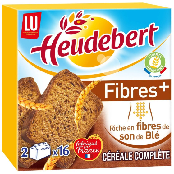 BISCOTTE RICHE EN FIBRE HEUDEBERT LU 280G