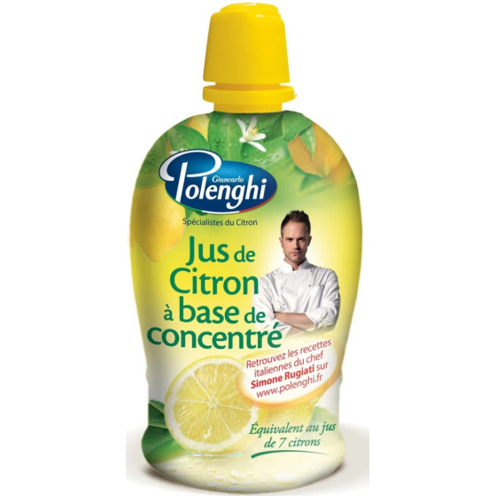 JUS DE CITRON A BASE DE CONCENTRE 200 ML