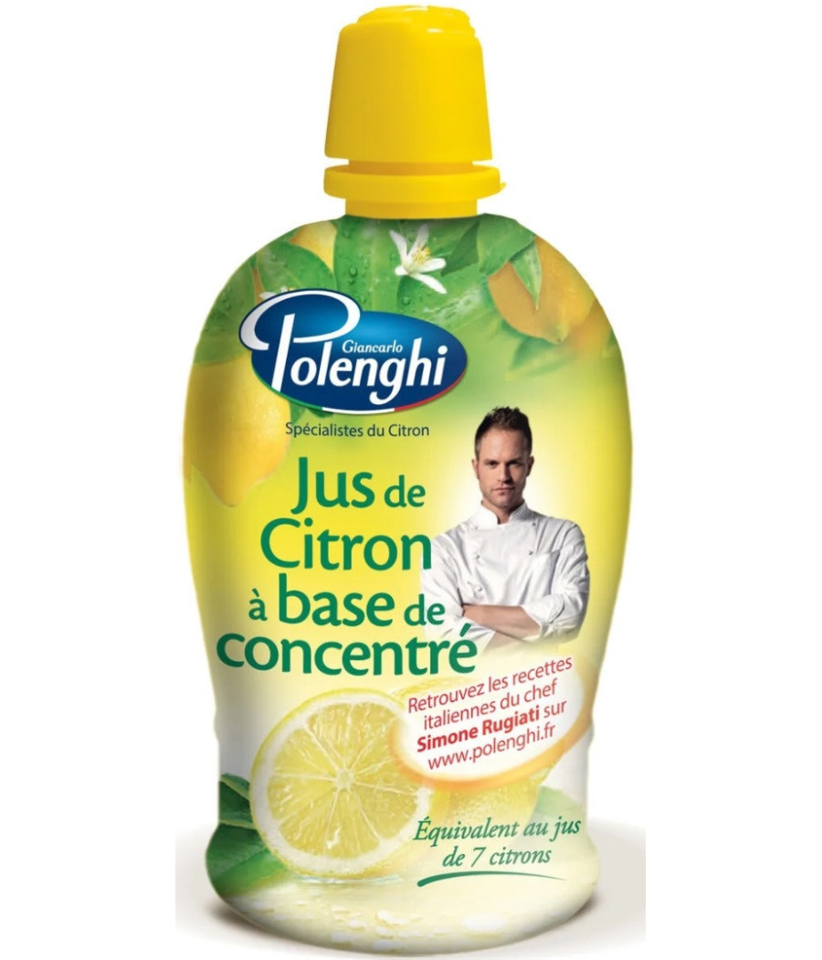 JUS DE CITRON A BASE DE CONCENTRE 200 ML