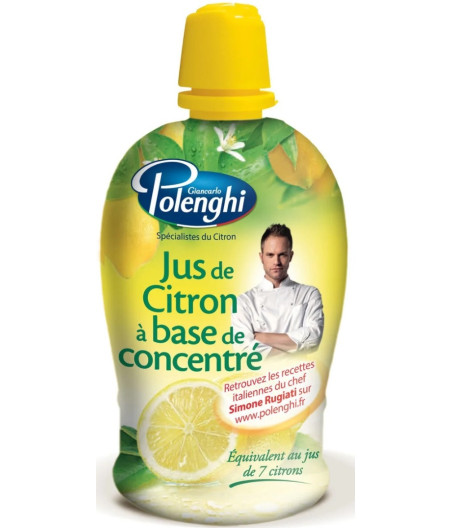 JUS DE CITRON A BASE DE CONCENTRE POLENGHI 20CL