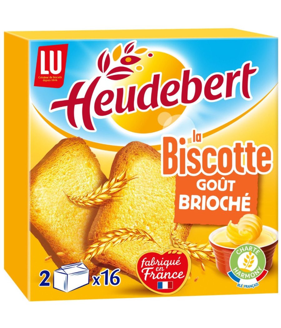 BISCOTTE GOUT BRIOCHE HEUDEBERT LU 290G