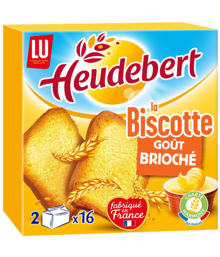 BISCOTTE GOUT BRIOCHE HEUDEBERT LU 290G