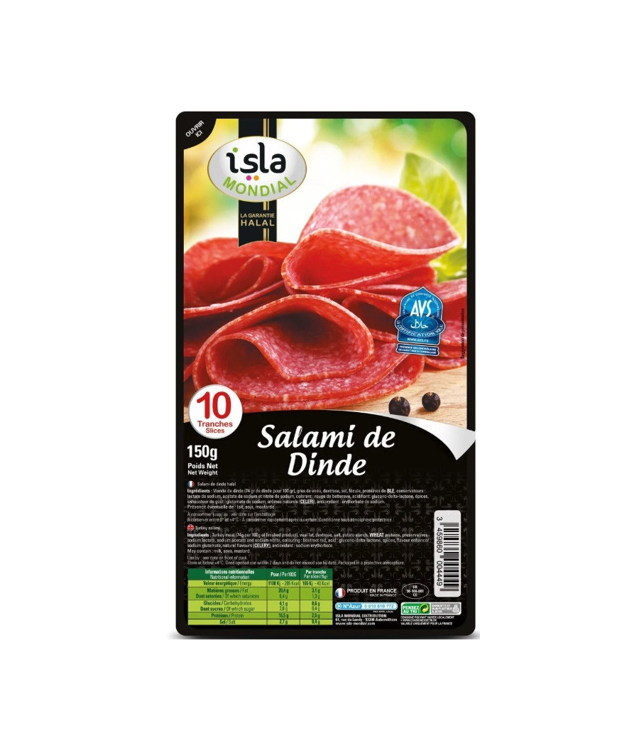 SALAMI DE DINDE 150G