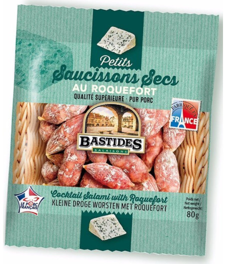GRELOTS ROQUEFORT 80 GR BASTIDES