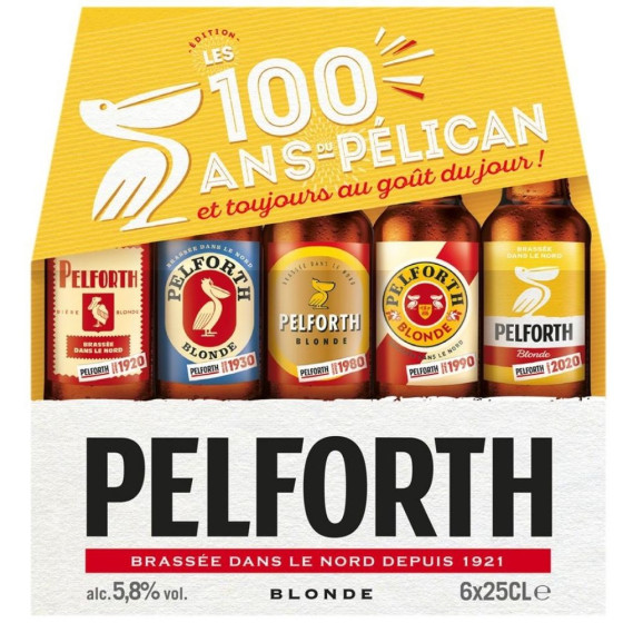 BIERE BLONDE PELFORTH 6X25CL