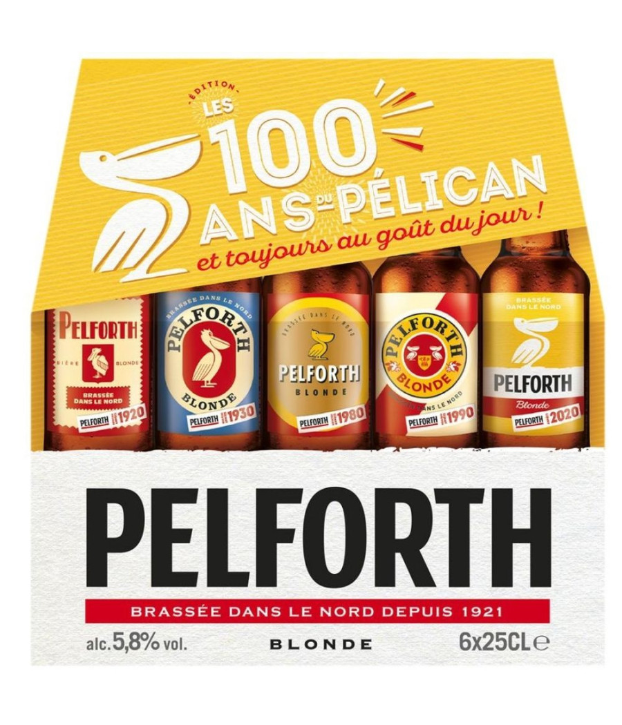BIERE BLONDE PELFORTH 6X25CL