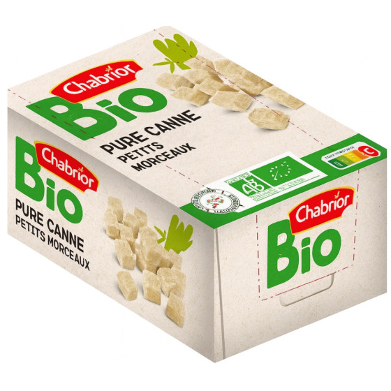 PETITS MORCEAUX PURE CANNE BIO CHABRIOR 500G
