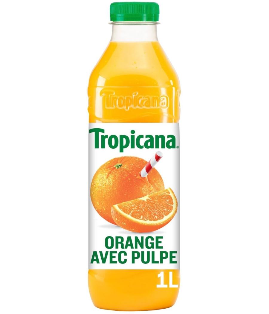 TROPICANA 100% ORANGES PRESSEES AVEC PULPE 1 L 1000 ML