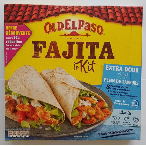 FAJITA LE KIT EXTRA DOUX 478 G