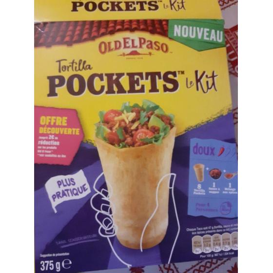 OLD EL PASO TORTILLA POCKET 375 G