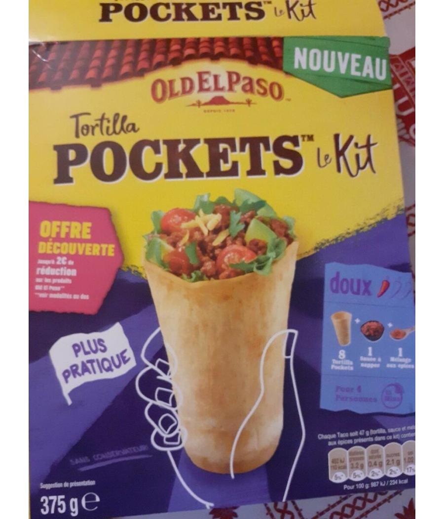 OLD EL PASO TORTILLA POCKET 375 G