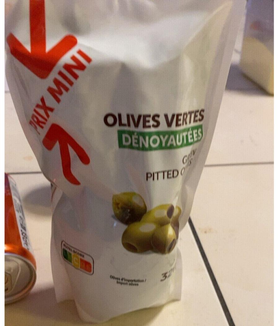 OLIVES VERTES DENOYAUTEES 320 G