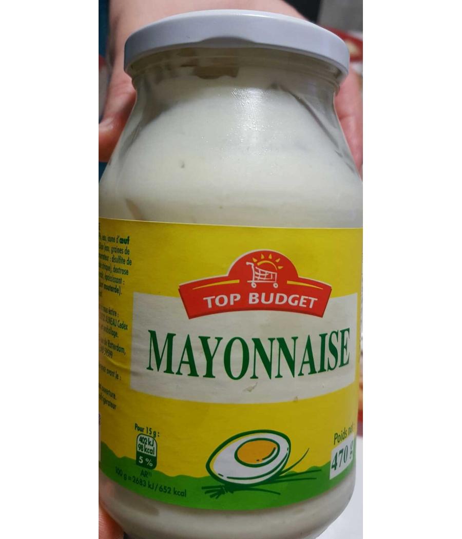 MAYONNAISE TOP BUDGET 473G