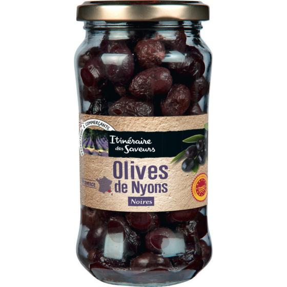 OLIVES DE NYONS NOIRES ITINERAIRE DES SAVEURS 200G