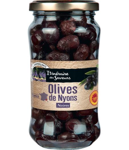 OLIVES DE NYONS NOIRES ITINERAIRE DES SAVEURS 200G