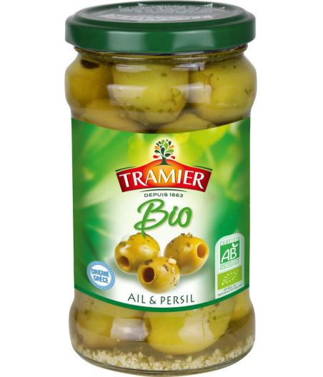 OLIVES VERTES BIO AIL PERSIL TRAMIER 130G