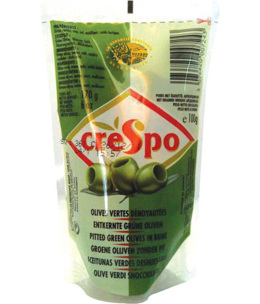 OLIVES VERTES DENOYAUTEES CRESPO 100G