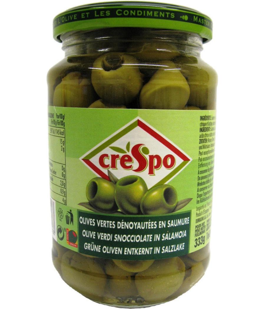 OLIVES VERTES DENOYAUTEES CRESPO 160G