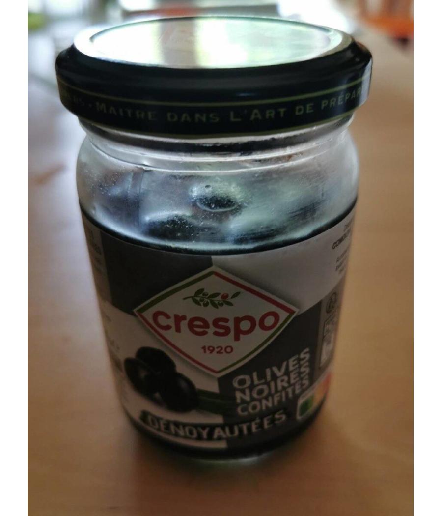 OLIVE NOIRES CONFITES CRESPO 90G