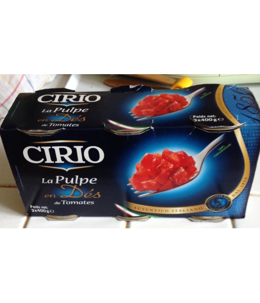 LA PULPE DE TOMATES EN DES 400G