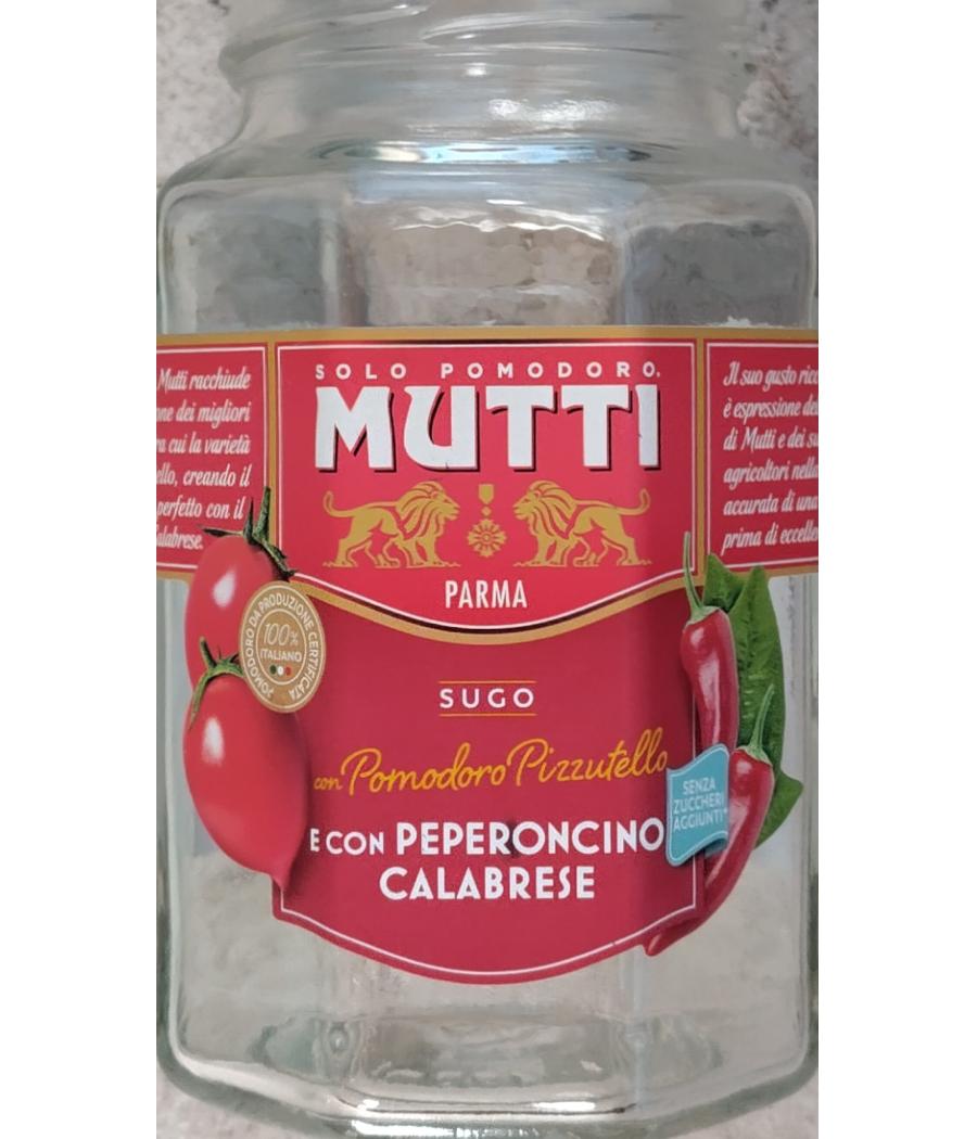 SUGO CON POMODORO PIZZUTELLO E CON PEPERONCINO CALABRESE 400G