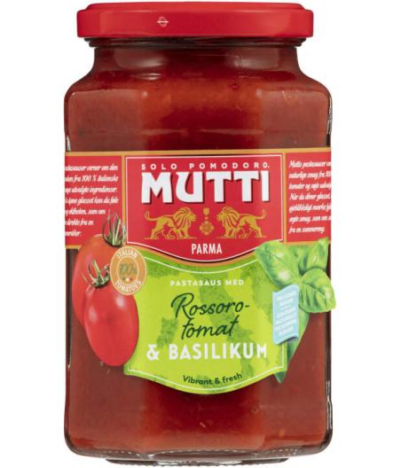 SAUCE TOMATE AU BASILIC MUTTI 400G