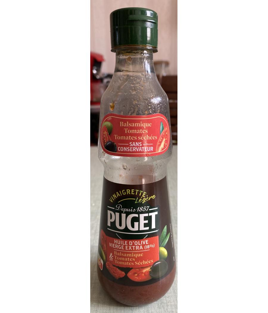 VINAIGRETTE AU VINAIGRE BALSAMIQUE TOMATES ET TOMATES SECHEE PUGET 33CL