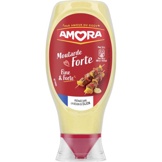 MOUTARDE FINE & FORTE AMORA 460G